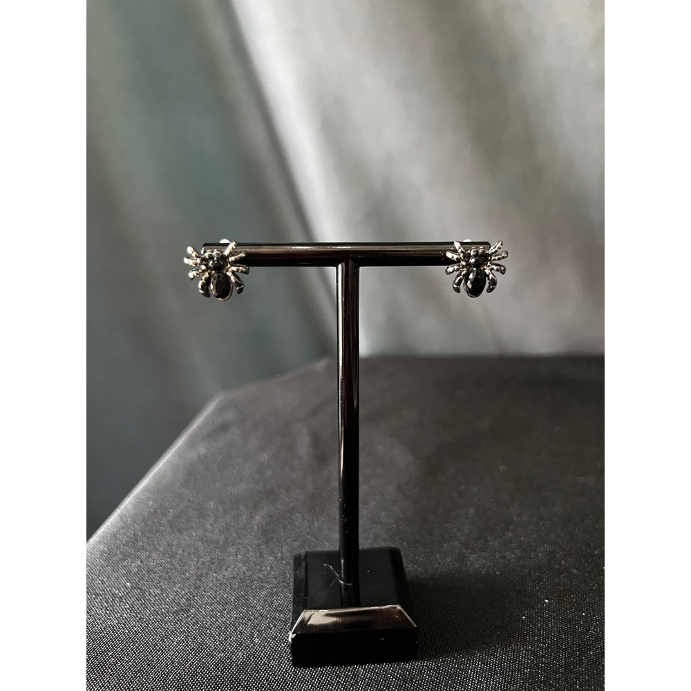 Spider Earrings Studs Rhinestone Halloween Costume‎ Punk Goth Statement